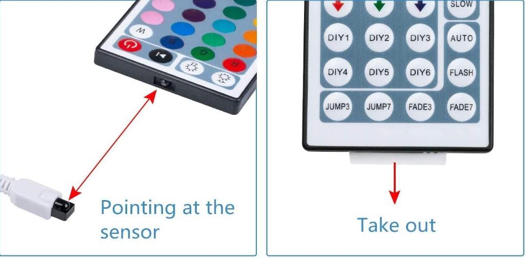 WenTop Led Light Strip Kit SMD 5050 32.8 Ft (10M) 300leds RGB 30leds/m