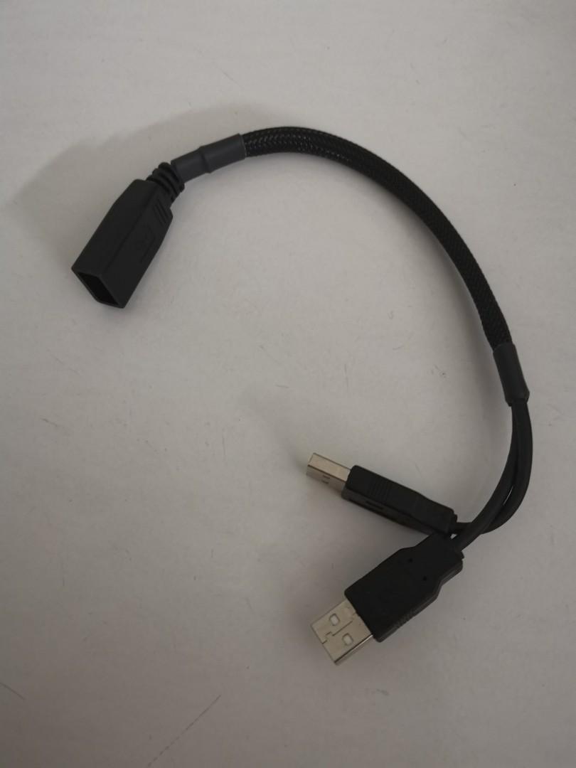 1 female usb to 2 male usb cable, Computers & Tech, Parts & Accessories, Other Accessories on ...
