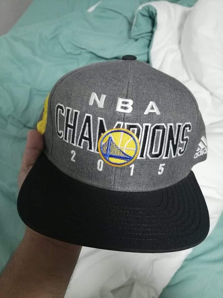100% Authentic 2015 NBA Champions GOLDEN STATE WARRIORS Adidas Locker Room  Hat