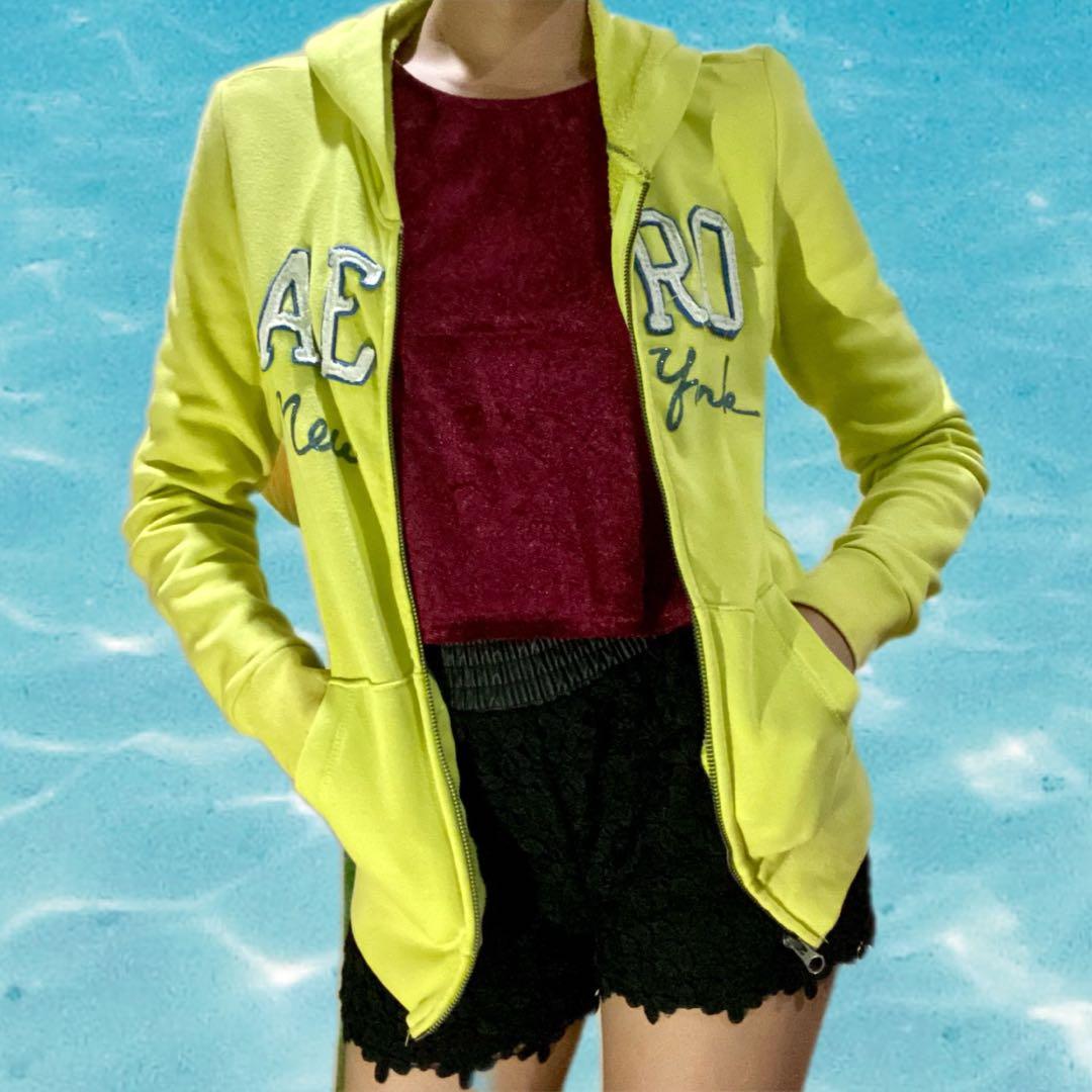 Aeropostale discount yellow hoodie