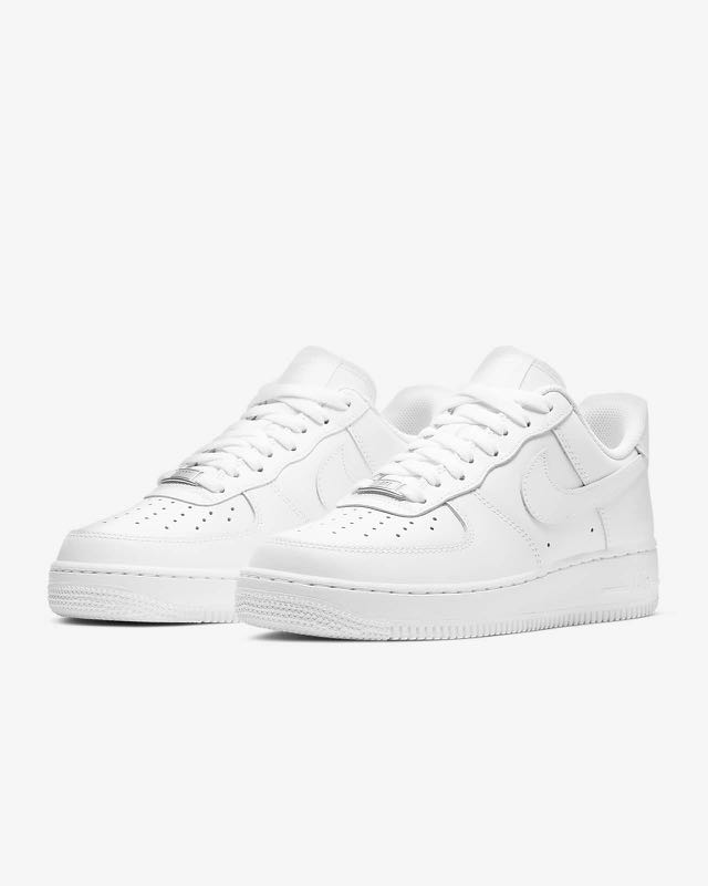 Air Force 1 Triple White 07 LE GS Women s Fashion Footwear