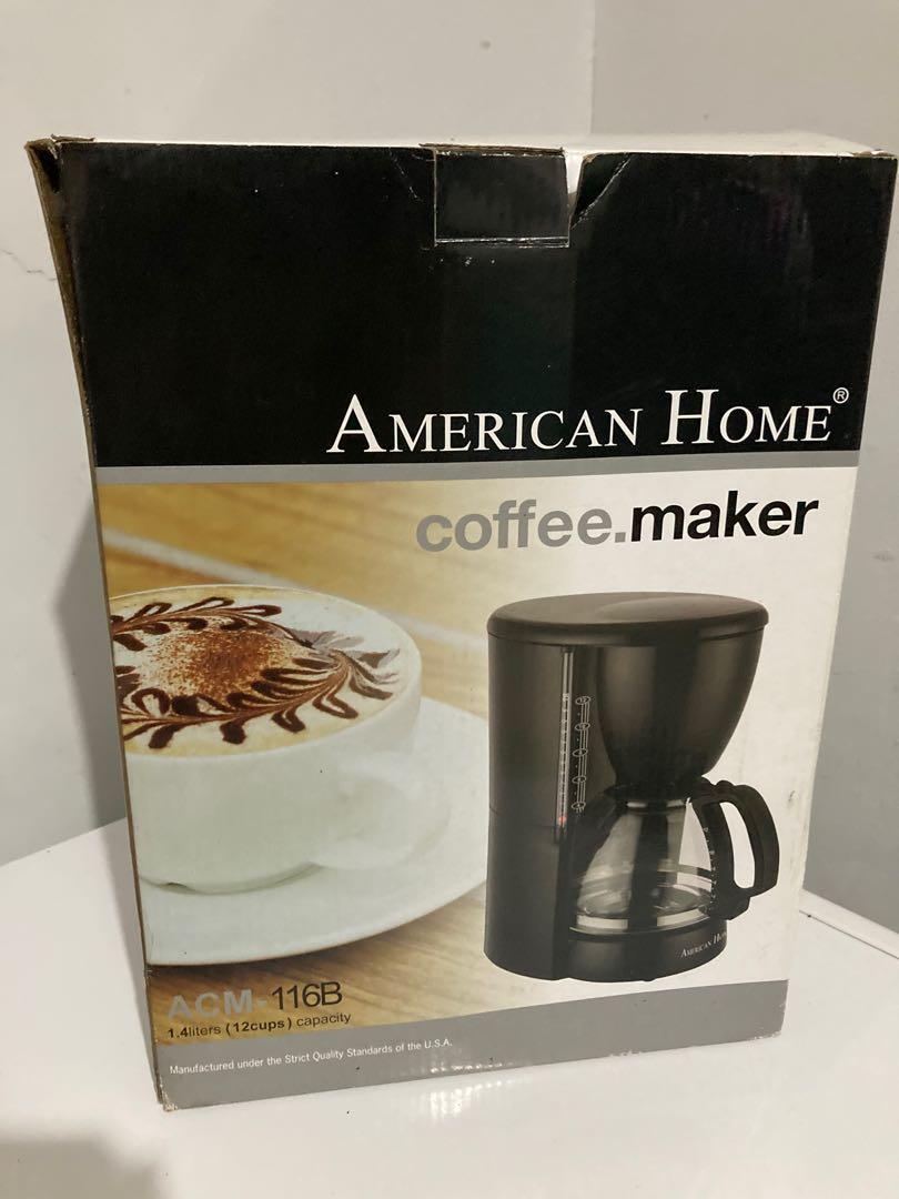 American Home Coffee Maker ACM116B, TV & Home Appliances, Kitchen