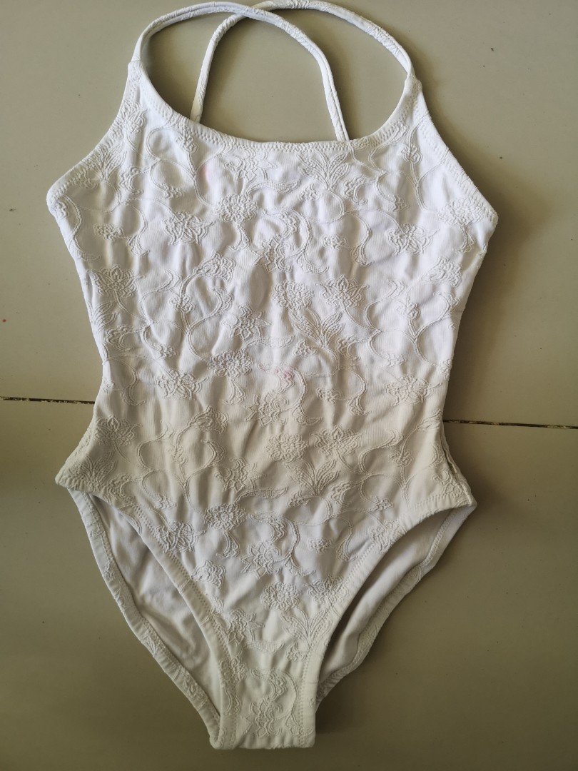 Arena White 1 Piece Swimsuit, Women's Fashion, Swimwear, Bikinis