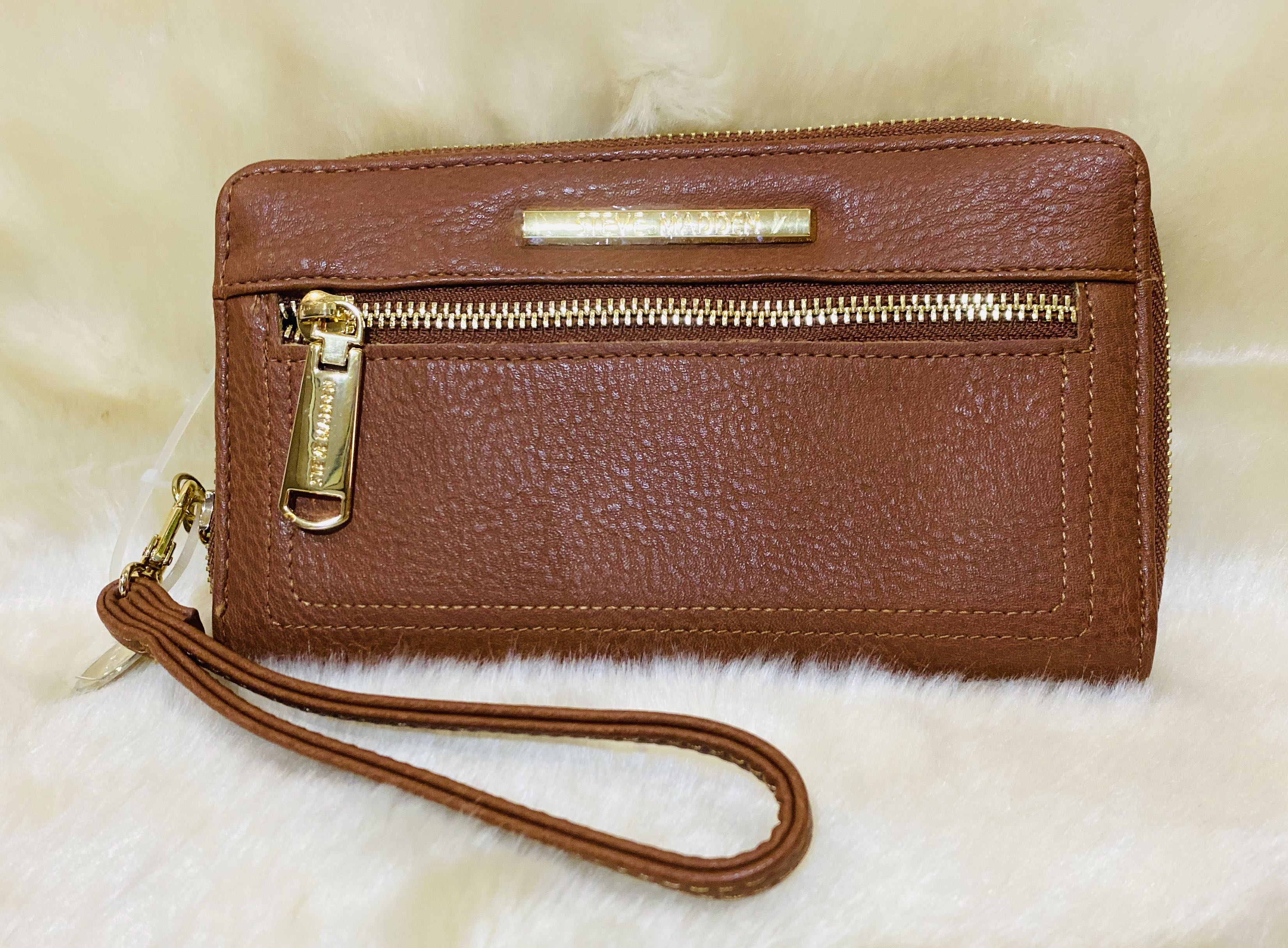 steve madden brown handbolsa