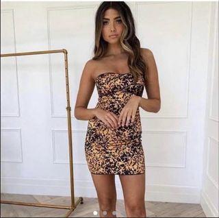 BEC AND bridge strapless dress