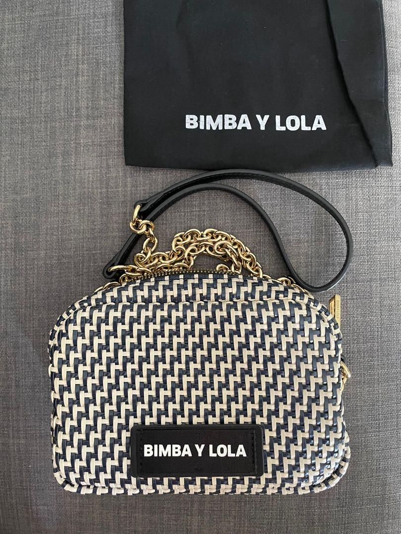 Sell Bimba Y Lola XS Plaited Crossbody Bag - Dark Blue