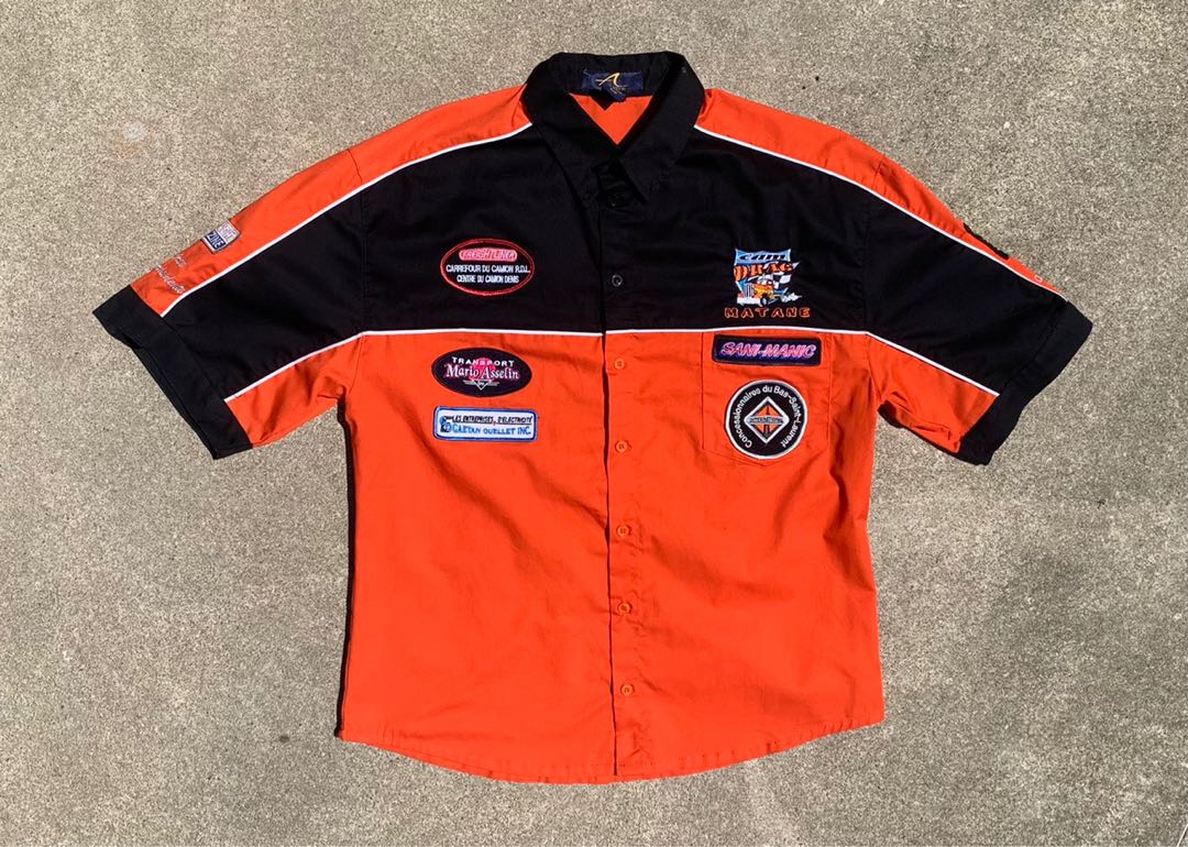 nascar button up shirts