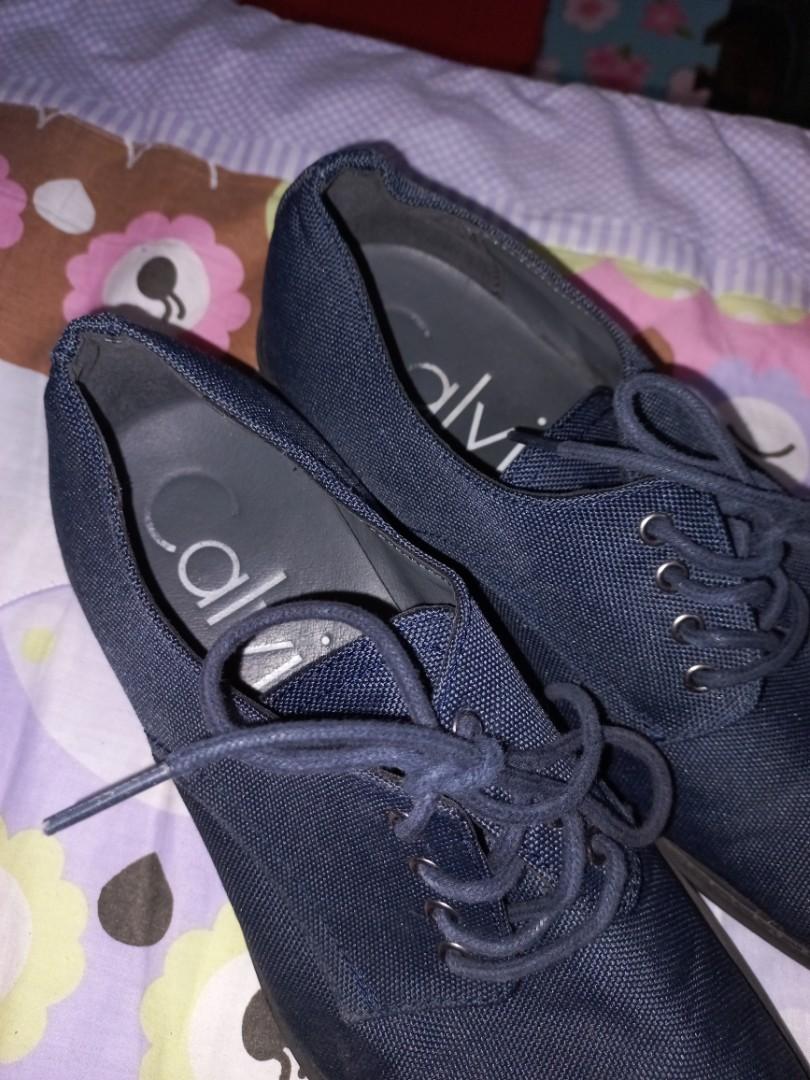 Calvin klein new arrivals navy blue shoes