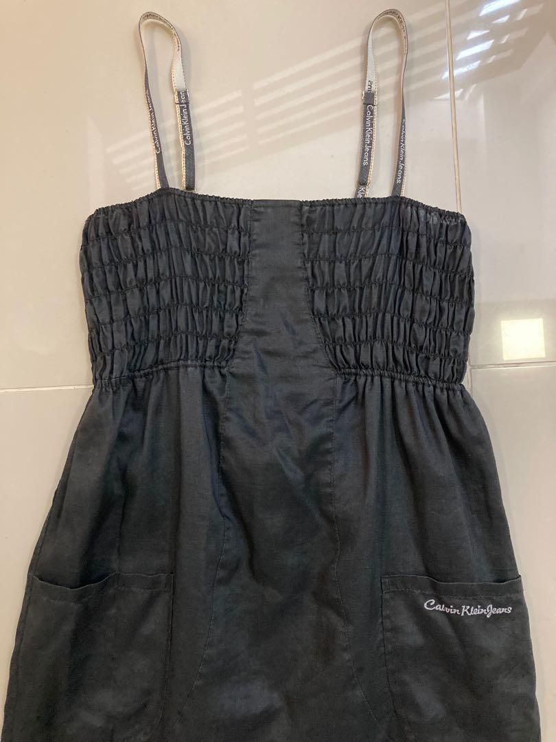 Calvin klein spaghetti strap hotsell dress