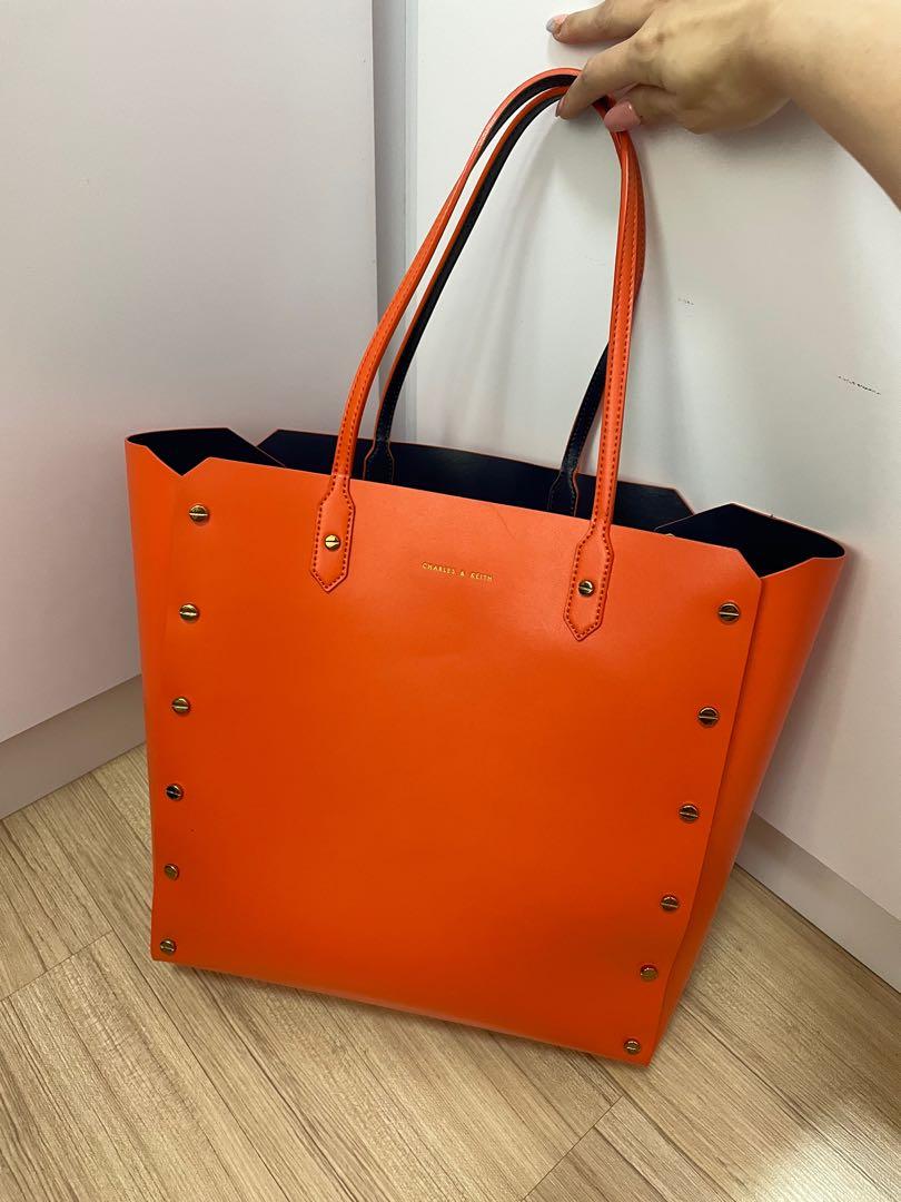 Charles and Keith reversible tote bag Women s Fashion Bags