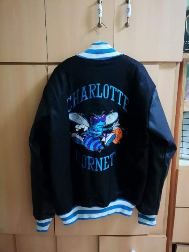 Charlotte Hornets Varsity Jacket by Mitchell and Ness