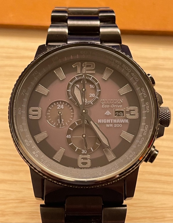 Citizen nighthawk blackout on sale