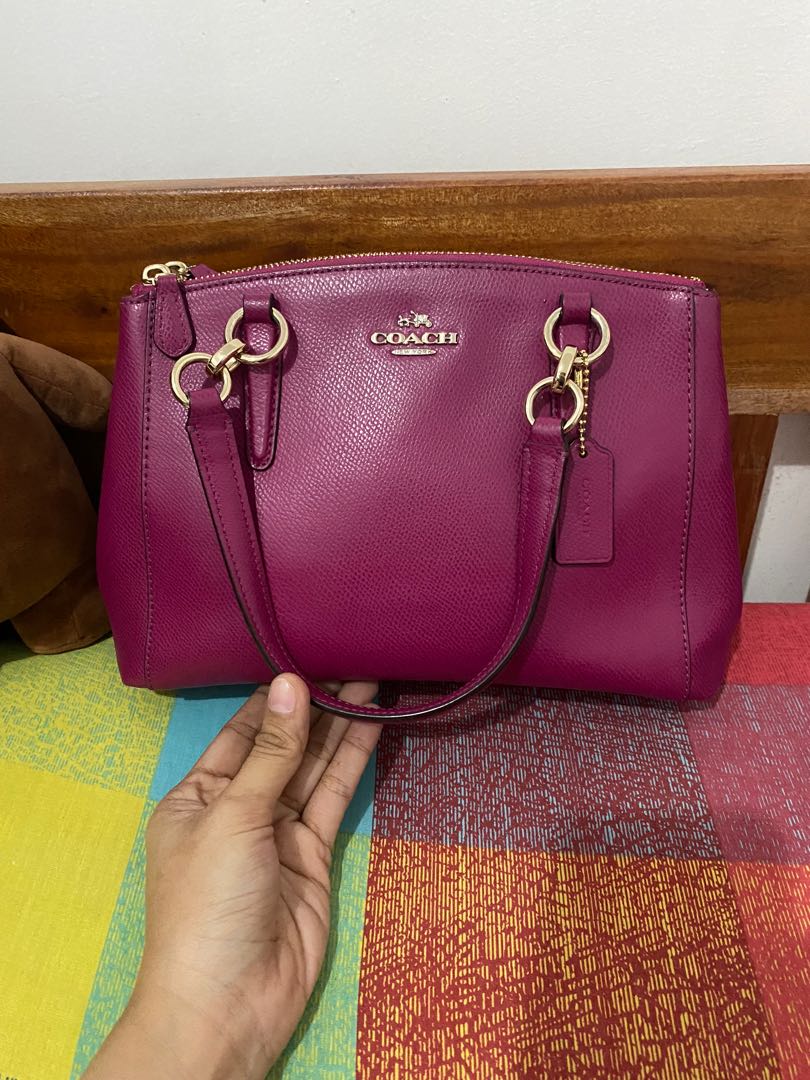Coach mini christie satchel sales