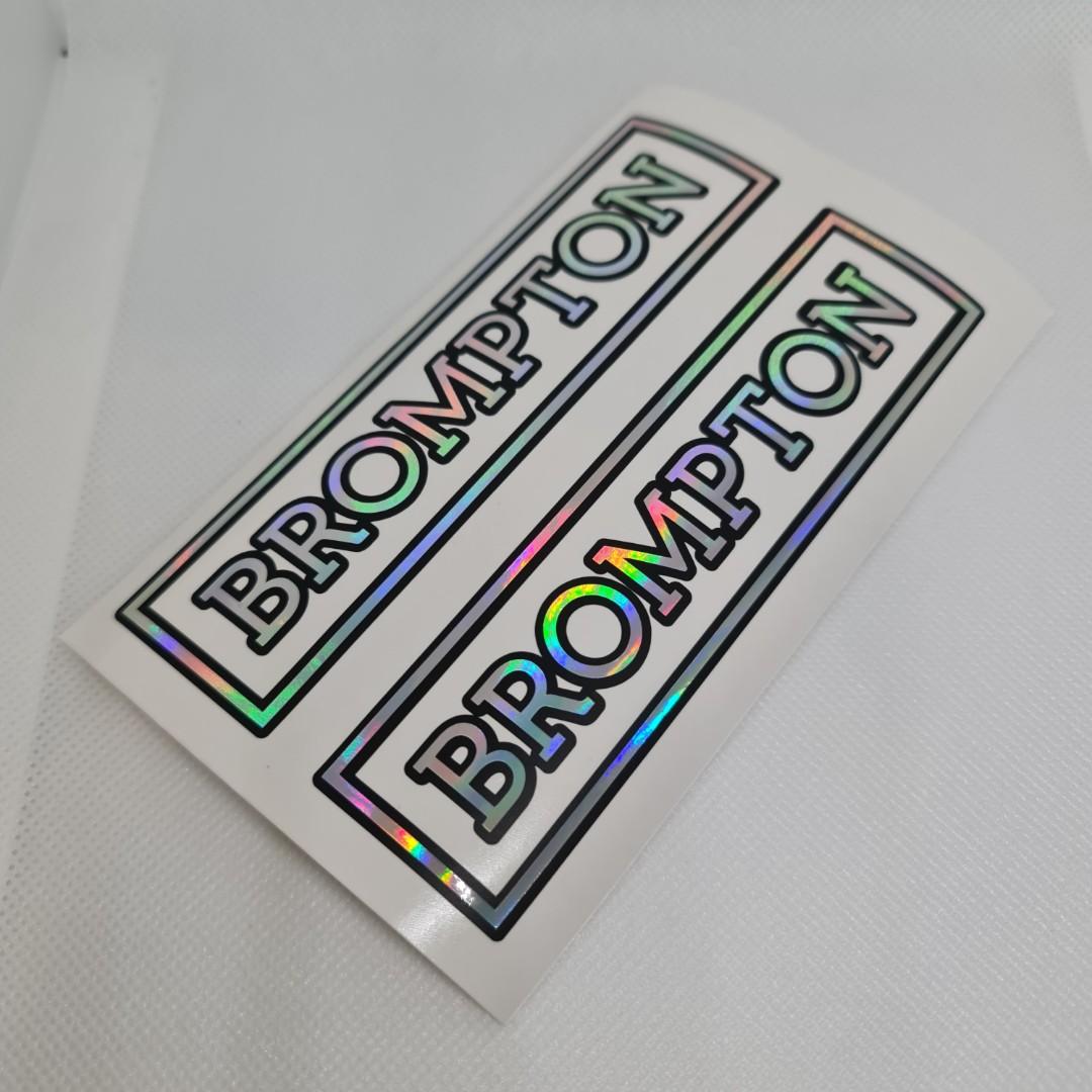 brompton logo sticker