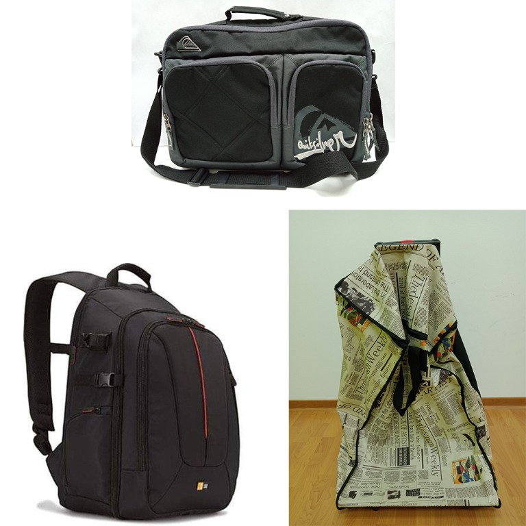 Deuter Laptop Sling Bag Case Logic DCB309 DSLR Camera Backpack Black