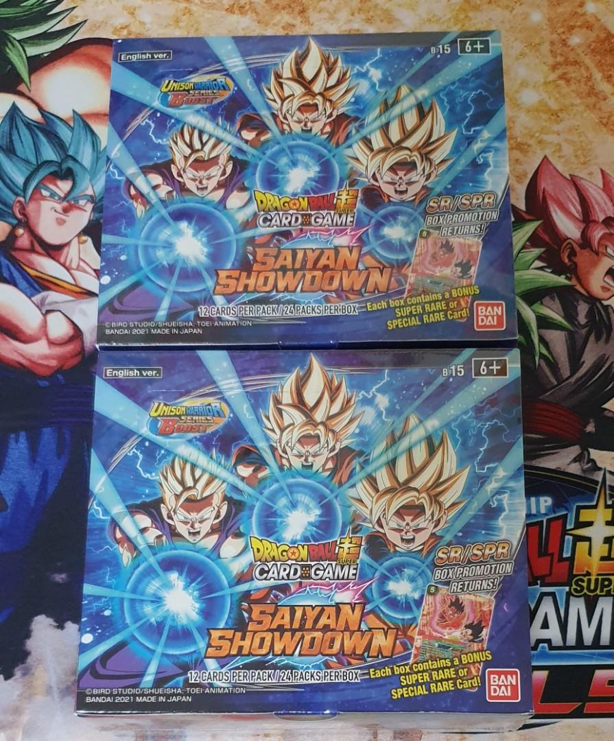 Dragon Ball Super TCG Saiyan Showdown Booster Box (B15) (English) - US