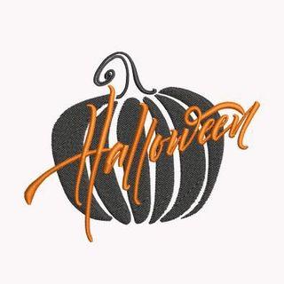 Embroidery Design: Pumpkin Halloween