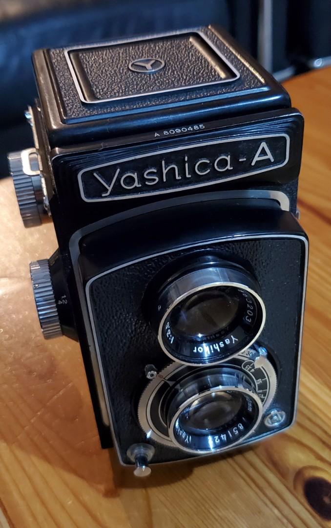 Exc++ Yashica A 120 film 6x6 TLR Twin Lens Reflex Film Camera ...