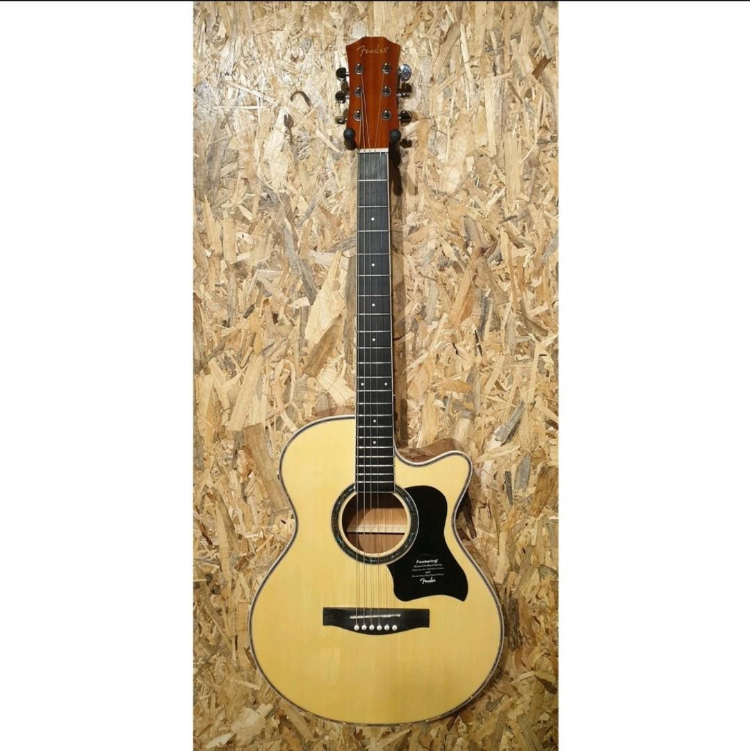 Fender acoustic online electric guitar fishman