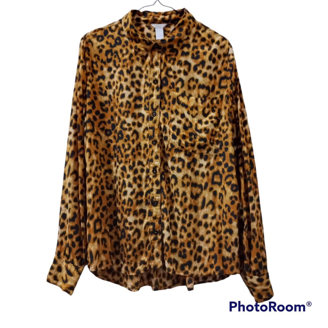 Forever 21 Leopard Shirts, Fesyen 