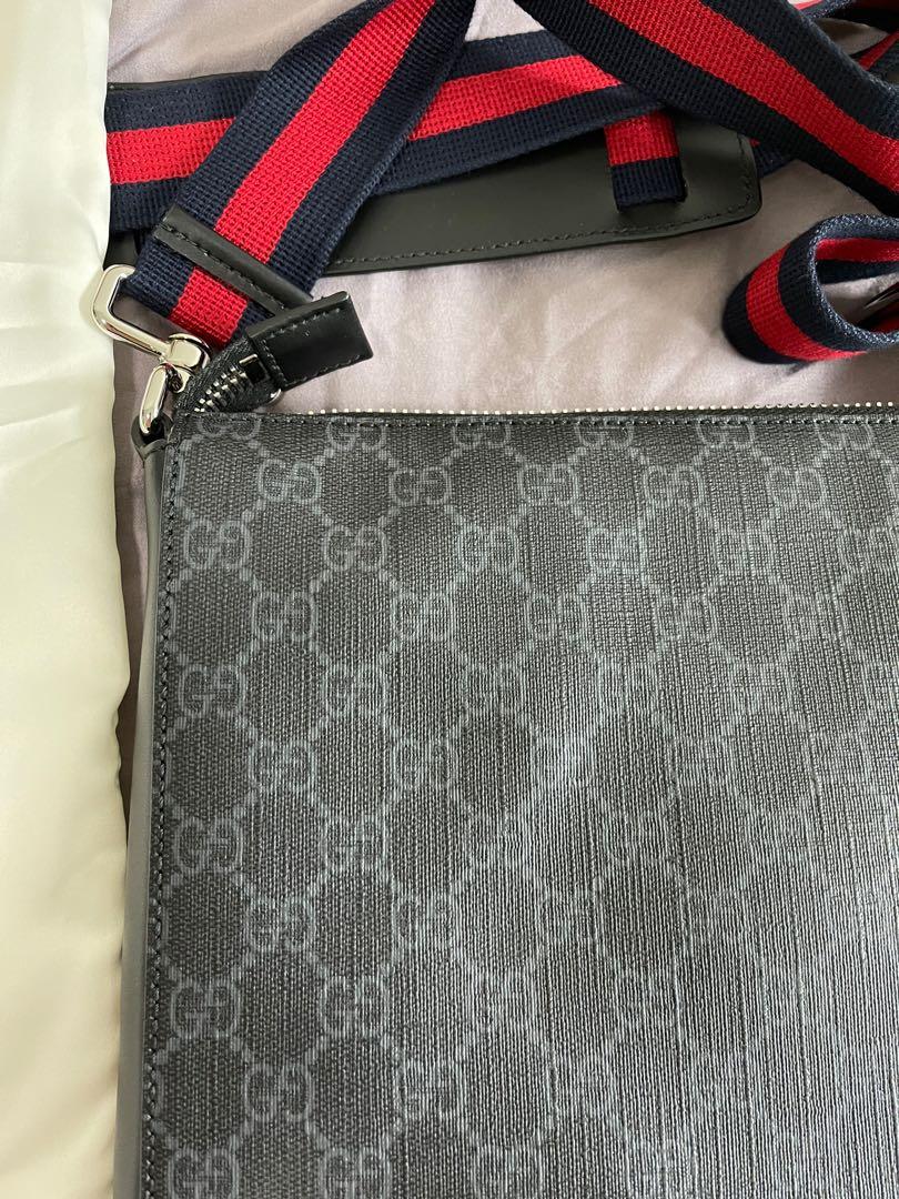 Gucci GG Black Messenger Bag (Large)