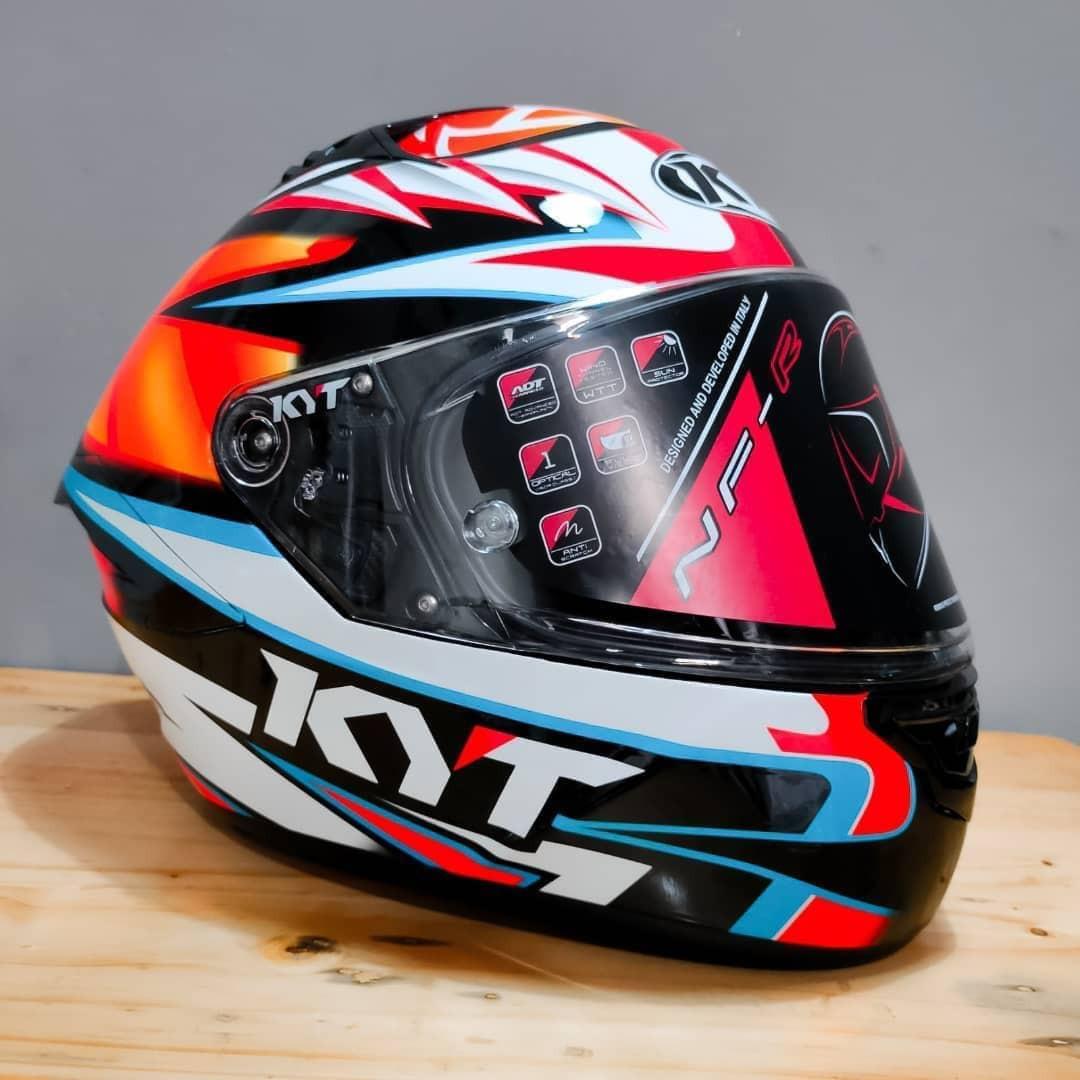 helm kyt nfr axel bassani, Motor di 