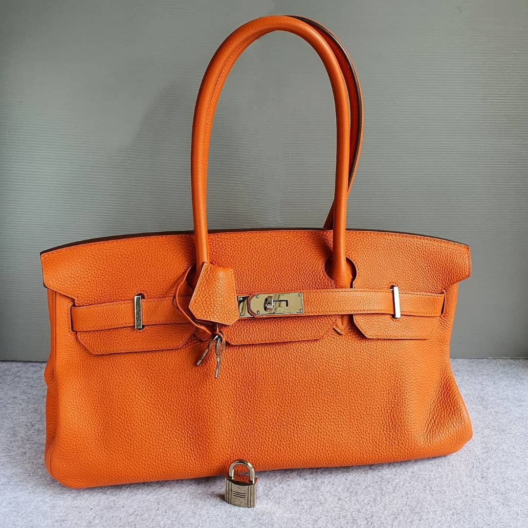 Hermes Shoulder Birkin, Luxury, Bags & Wallets on Carousell