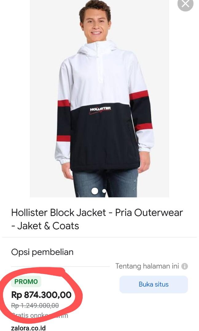 Hollister colorblock windbreaker 2025