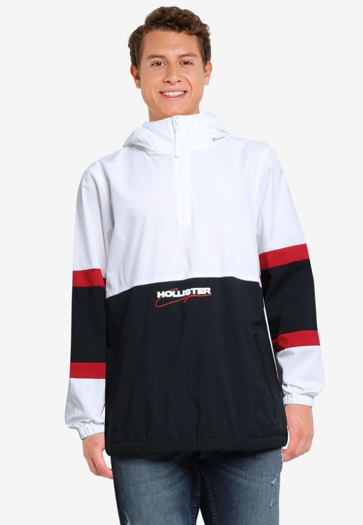 Hollister colorblock windbreaker discount