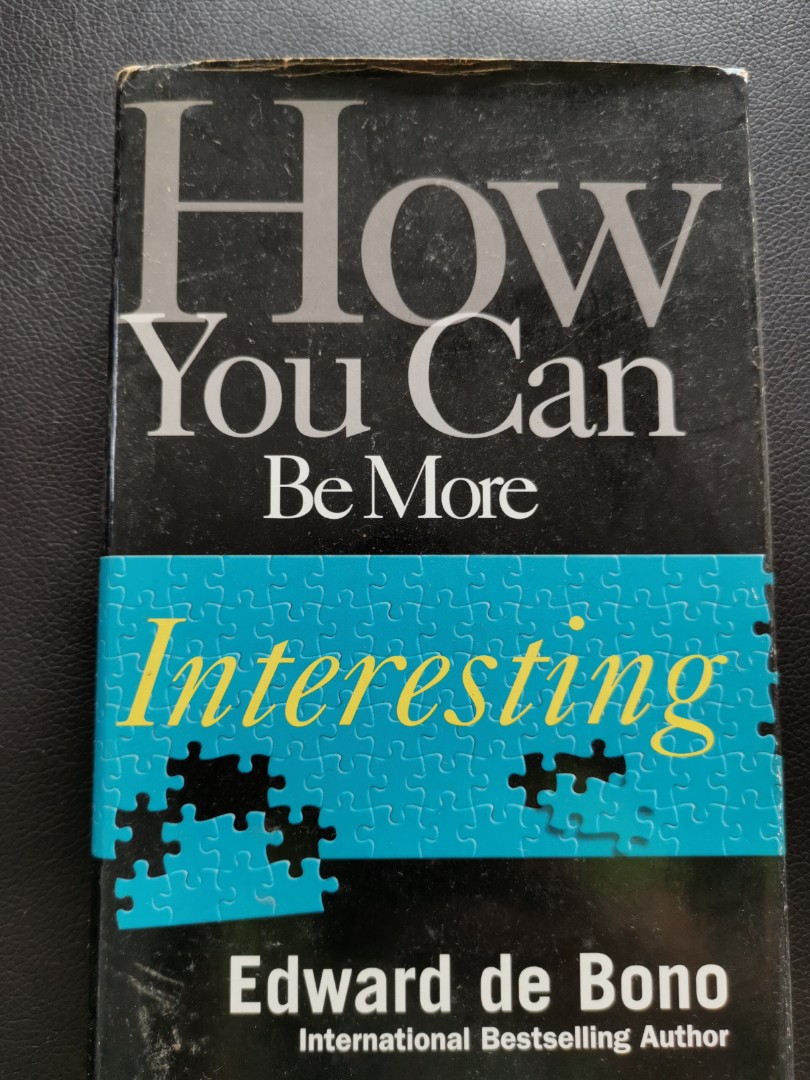 How You Can be more Interesting by Edward De Bono, Books & Stationery