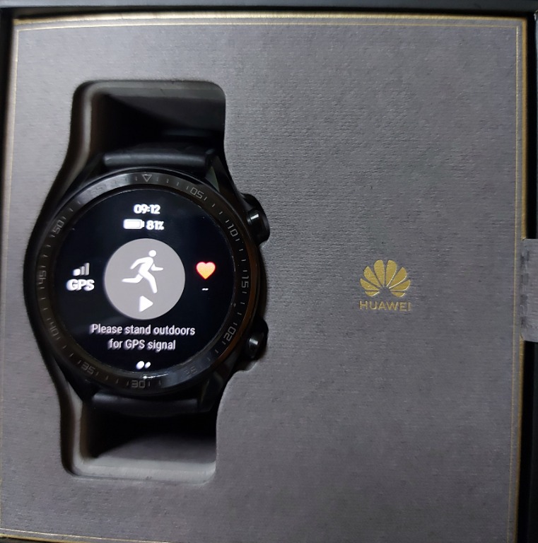 Huawei Smart Watch FTNB19(Black) with Charging dock, Men's Fashion