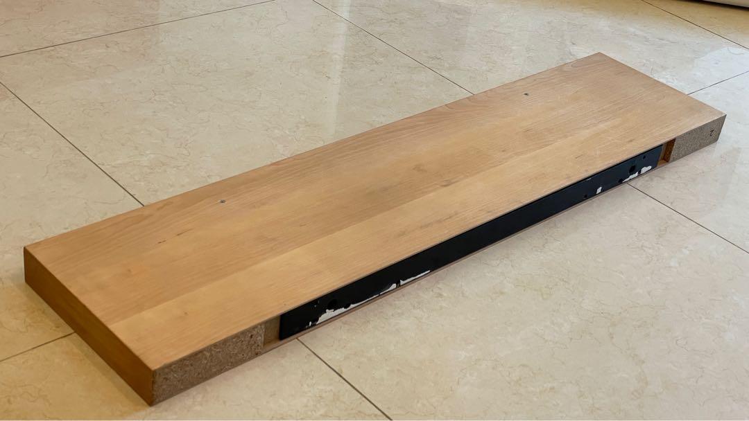 Ikea LACK shelf (Oak 2), 傢俬＆家居, 傢俬, 書櫃、櫃子及架 Carousell