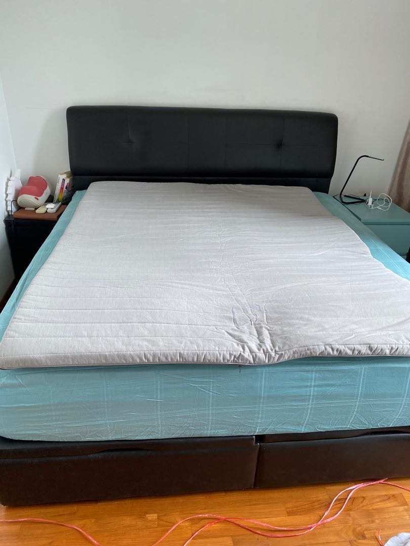 Ikea sultan mattress protector, Furniture & Home Living, Furniture, Bed