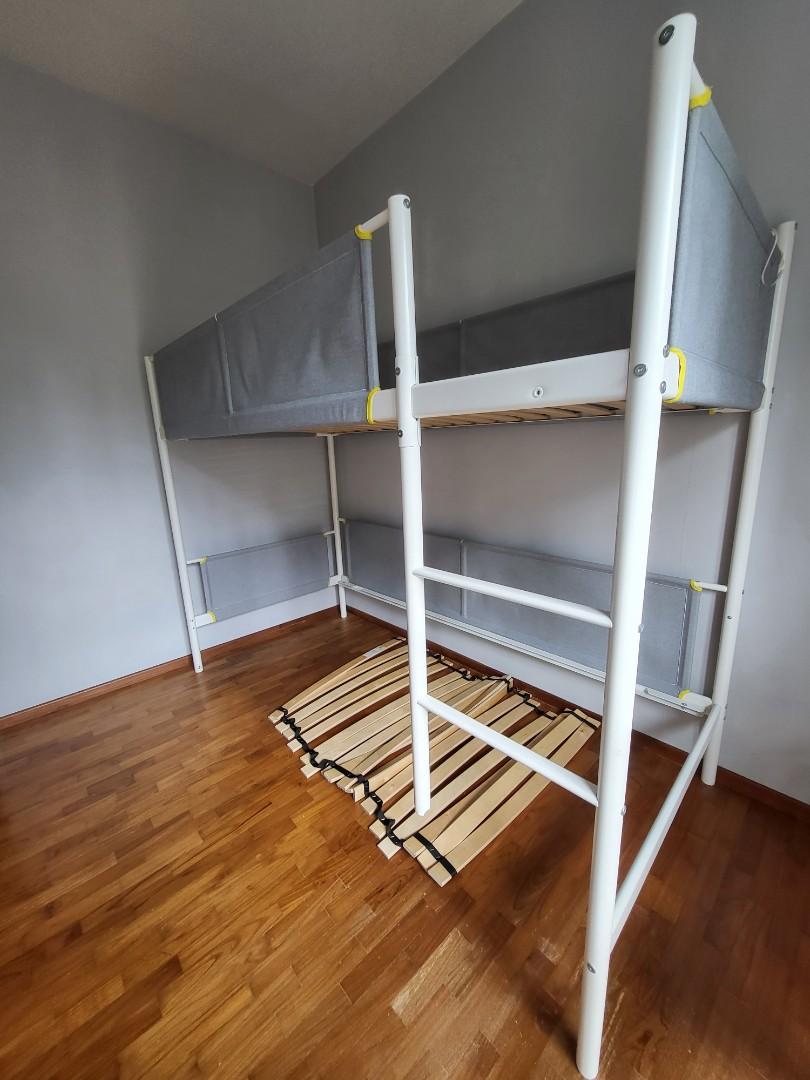 Ikea Vitval Bunk Bed (As Is), Furniture & Home Living, Furniture, Bed