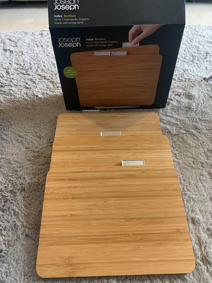 Joseph Joseph Bamboo Chopping Board Set