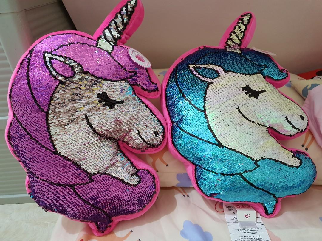 Justice flip sequin pillow 2025