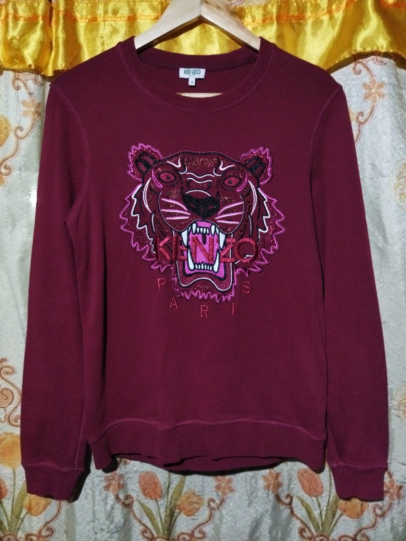 maroon kenzo sweater