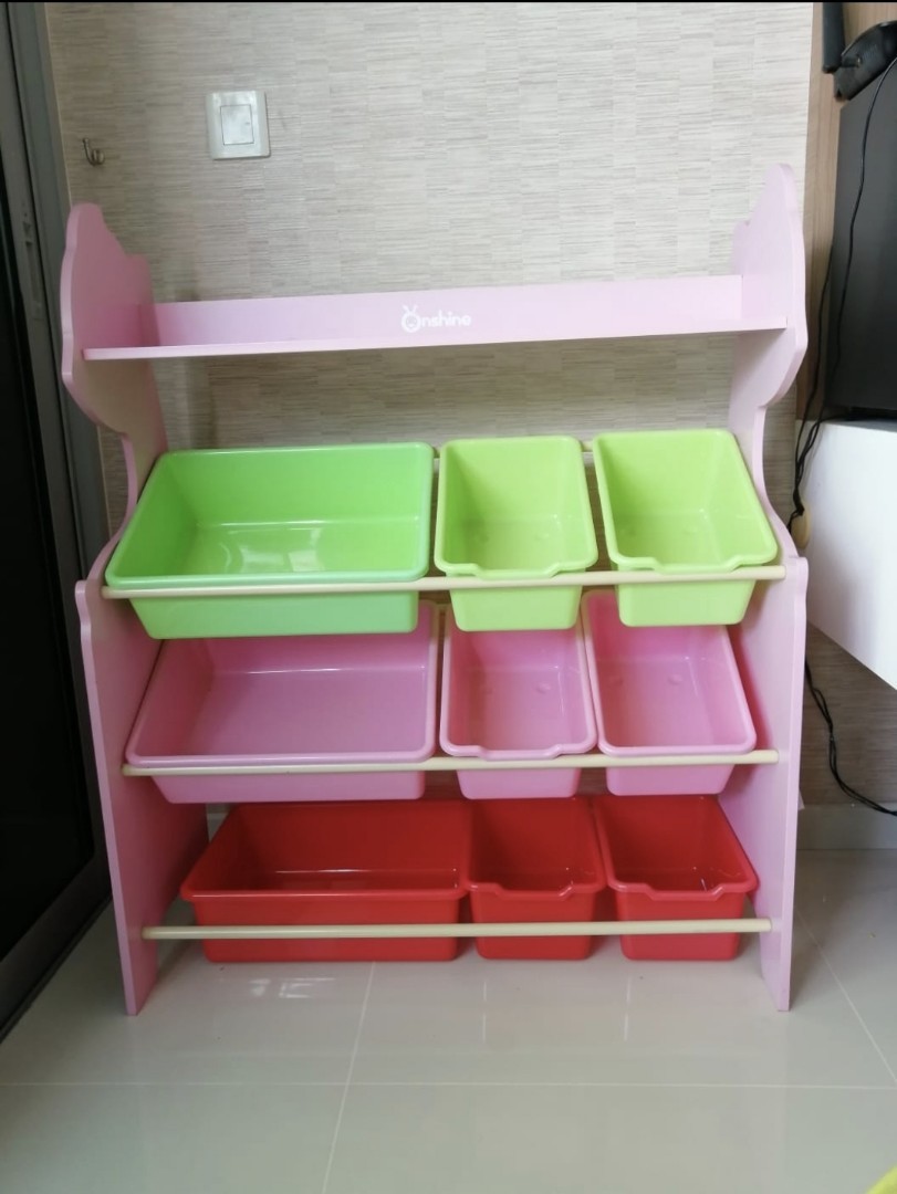 Kids toy shelf rack, Furniture & Home Living, Furniture