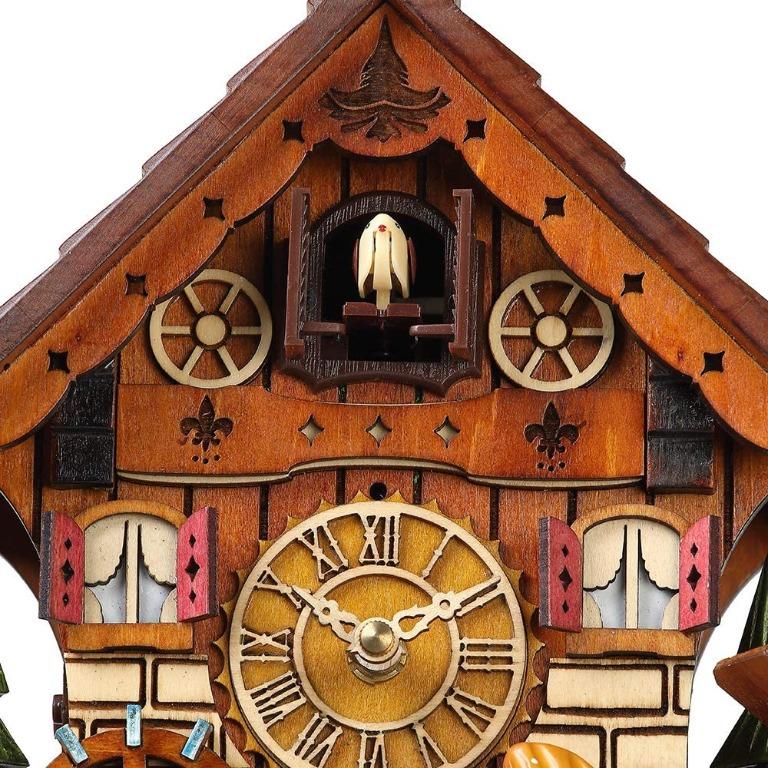Kintrot Cuckoo Clock Handcrafted Traditional Black Forest Wood Clock