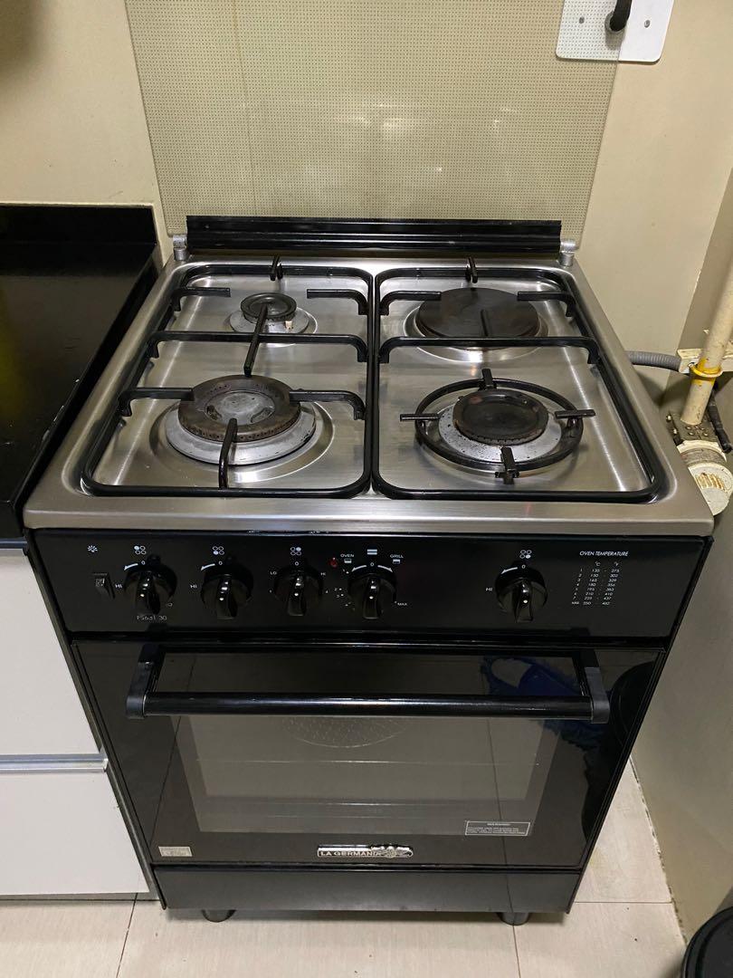 La germania 4 burner deals gas range with oven