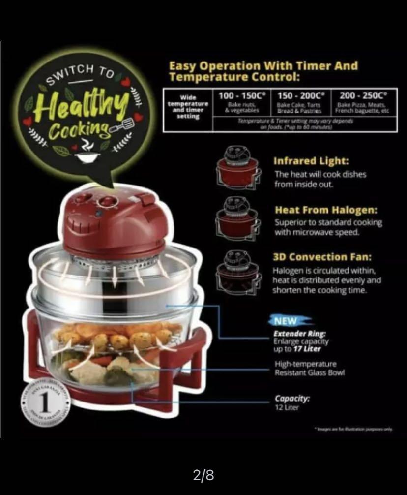 La Gourmet Turbo roaster oven, TV & Home Appliances, Kitchen Appliances