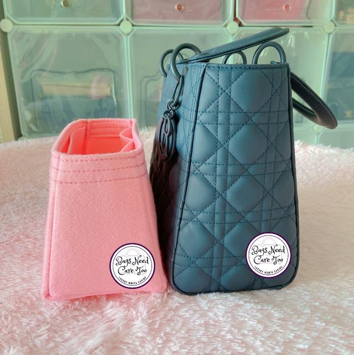 Lady Dior Bag Organiser Inner Bag Insert Organizer + Stickers