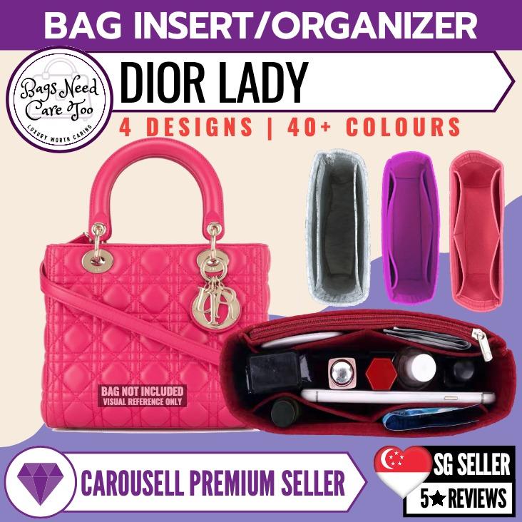 Lady Dior Bag Organiser Inner Bag Insert Organizer Stickers Studs Storage Cases Pillows
