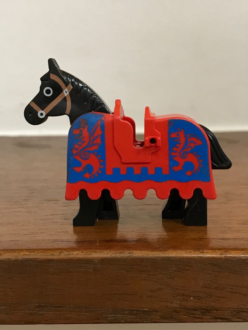 Lego Castle Horse with barding (Vintage), Hobbies & Toys, Toys & Games ...