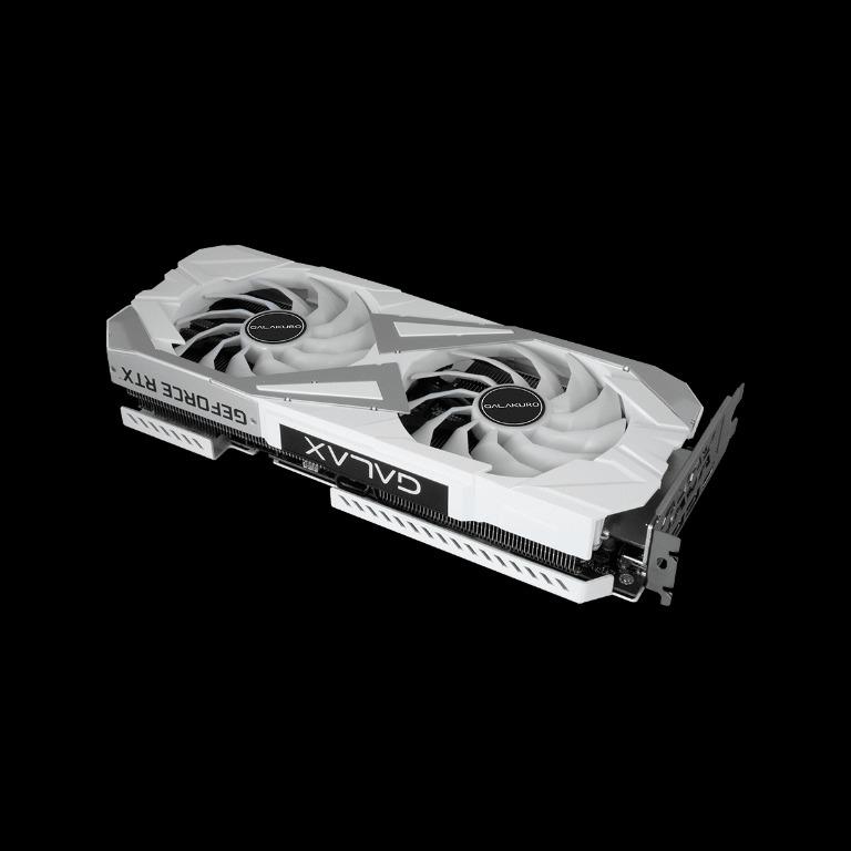RTX 3060Ti 玄人志向 Galakuro White 玄人志向、「GeForce RTX 3060 Ti」を搭載したビデオカード