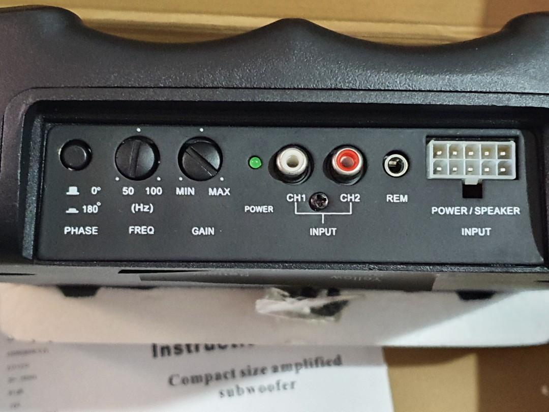 LIGHTNING LAB Car Underseat Subwoofer, Audio, Other Audio Equipment on