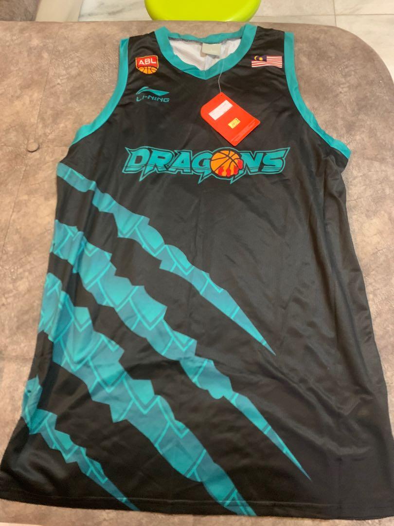 LiNing KL Dragons Basketball AWAY Jersey L size, Men's Fashion