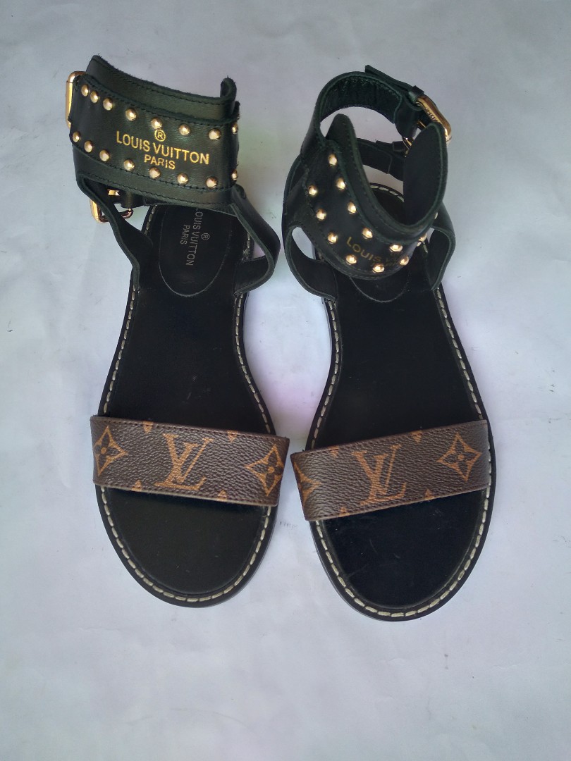 Louis Vuitton Gladiator Flat Sandals, Luxury, Sneakers & Footwear on ...