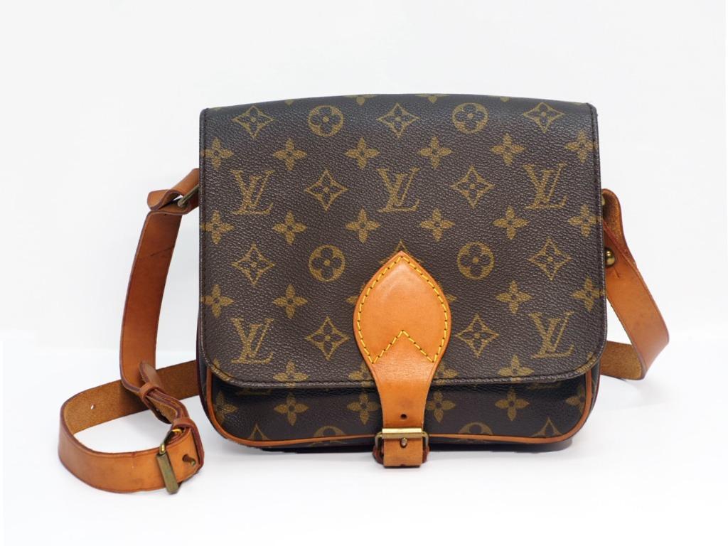 Authentic LOUIS VUITTON Cartouchiere MM LV Shoulder Bag M51253