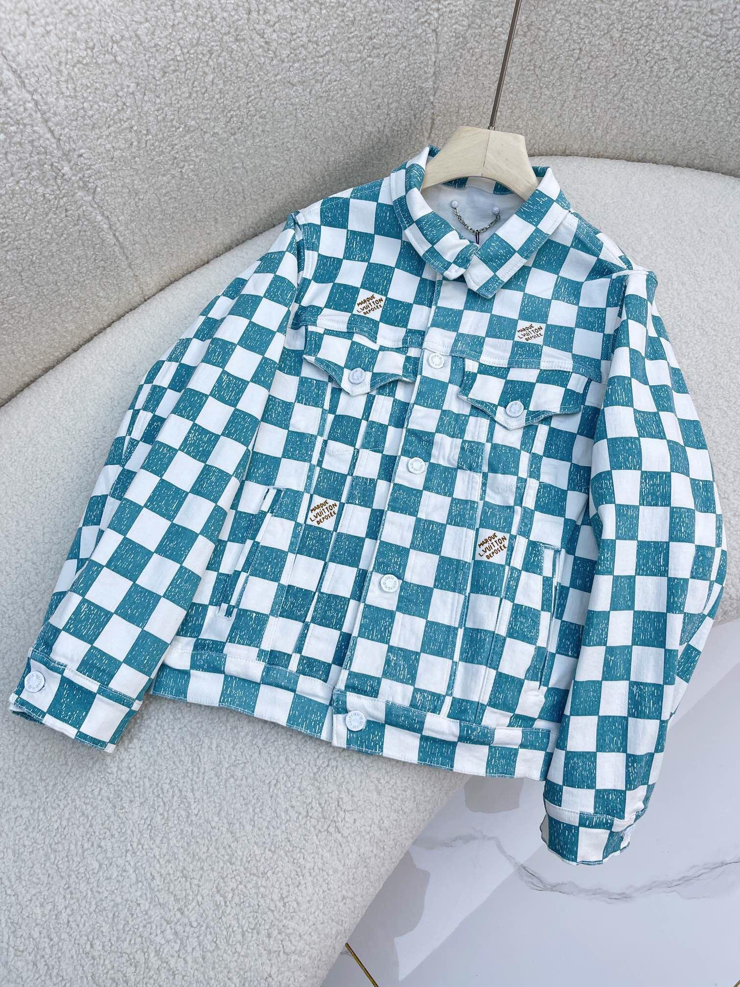 Louis Vuitton Damier Damier Denim Trucker Jacket